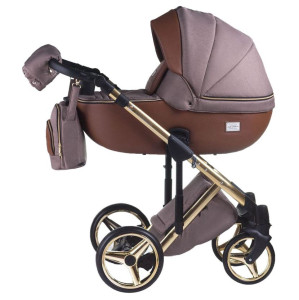 Коляска универсальная Adamex Lucianо Polar Gold 2 в 1